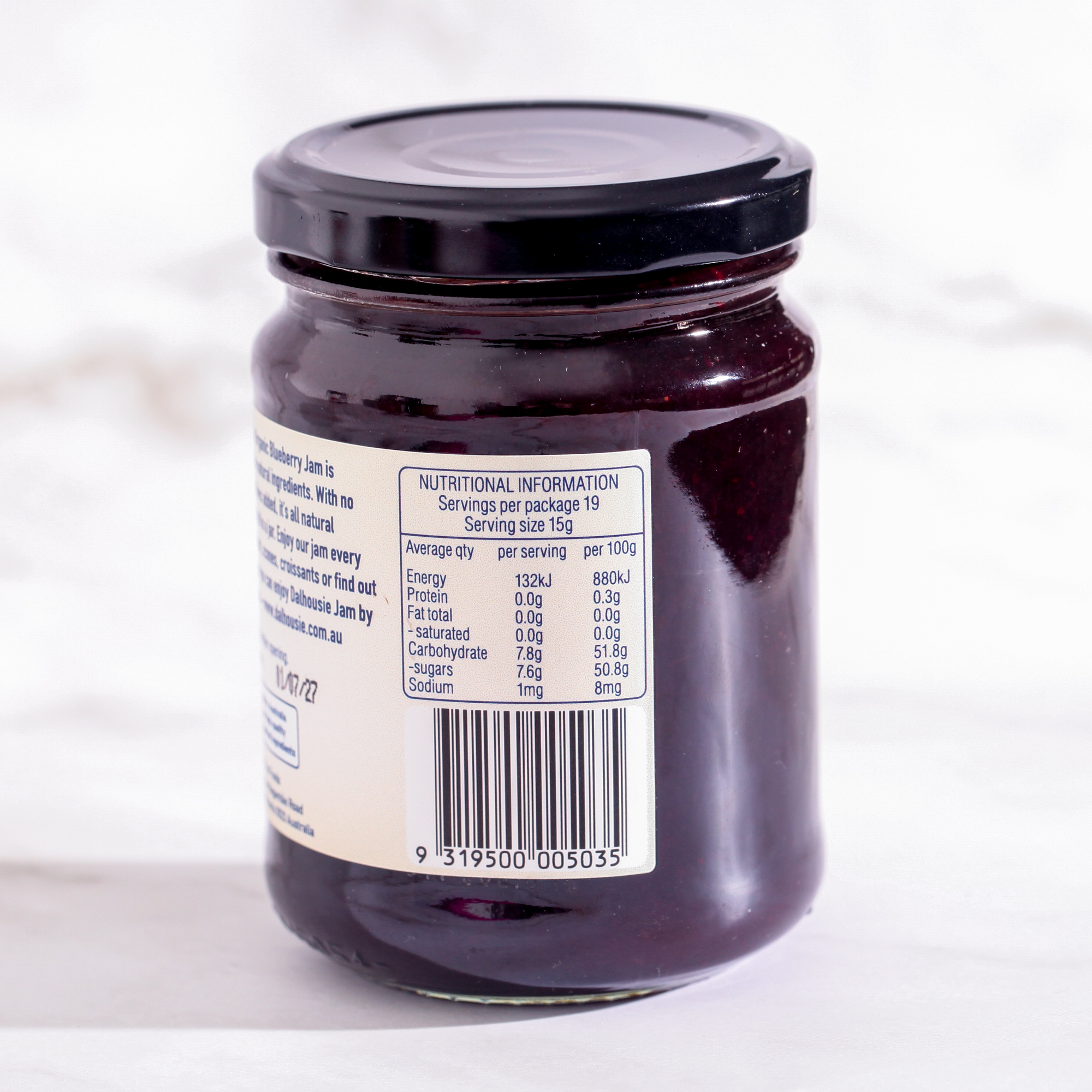 Organic Blueberry Jam - Dalhousie